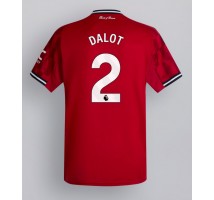 Manchester United Diogo Dalot #2 Koszulka Podstawowa 2025-26 Krótki Rękaw